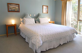 Two bedrooms accommodate 4 guests comfortably.